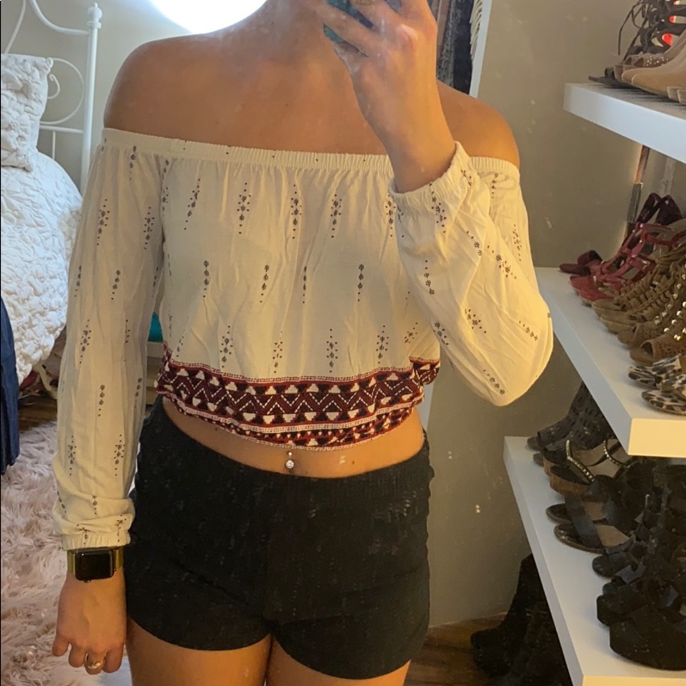 Off the shoulder top